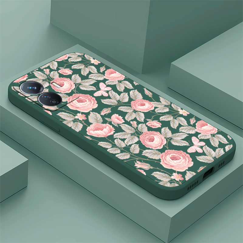 Little Flowers Print Phone Cas - Vivo Y28 评论和价格