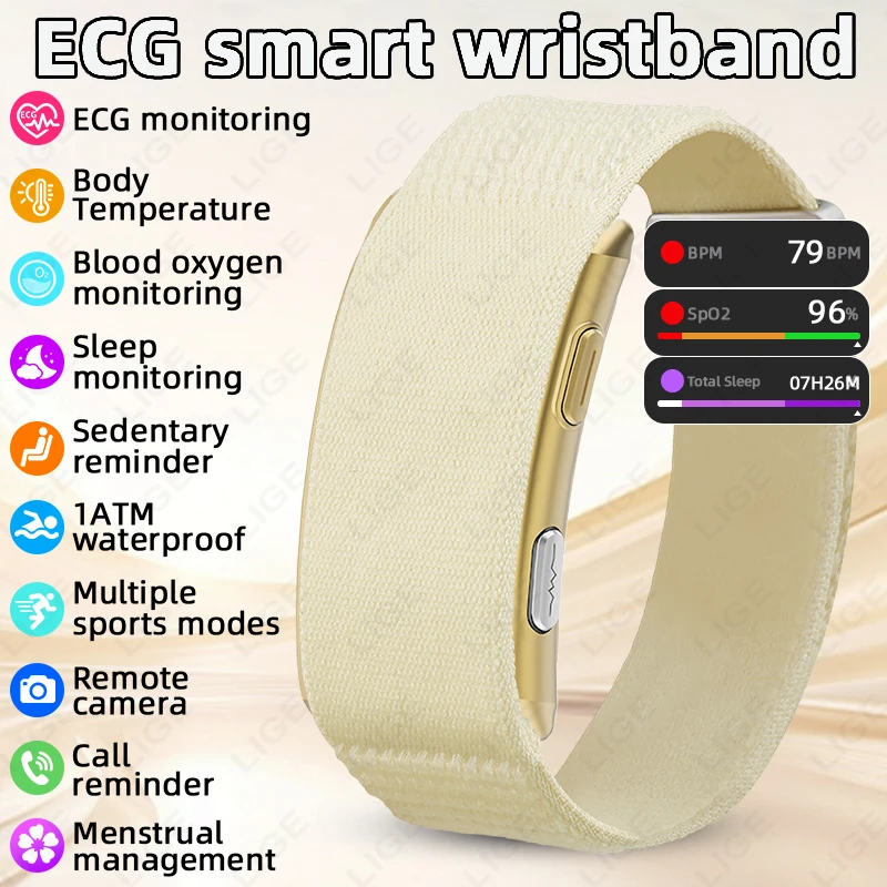 Men Smart Watch ECG Health Blo - Fall Detection Watch 评论和价格